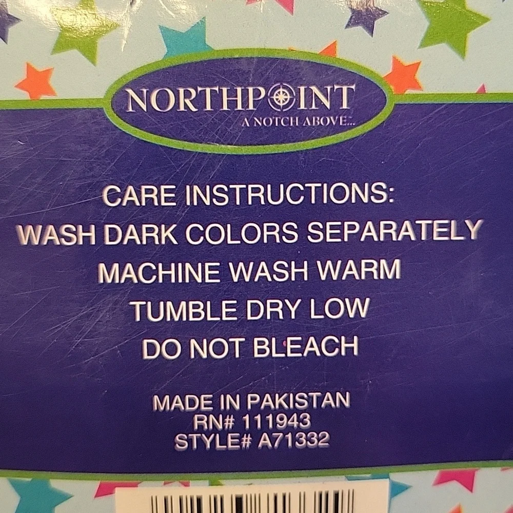 Northpoint Colorful 12x12 Wash Cloths, 12-pak